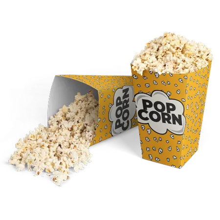 Popcorn Box - Custom Stickers Now