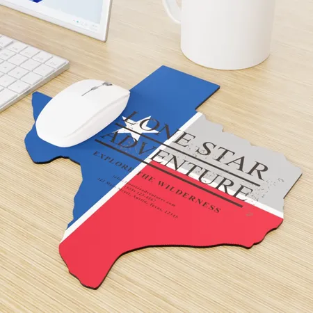 Custom Shape Die Cut Mouse Pad Custom Shape Die Cut Mouse Pad - Custom Stickers Now
