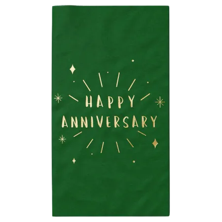 Custom Foil Stamped Towel Napkin - Custom Stickers Now