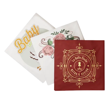 Custom Cloth Beverage Napkin - Custom Stickers Now