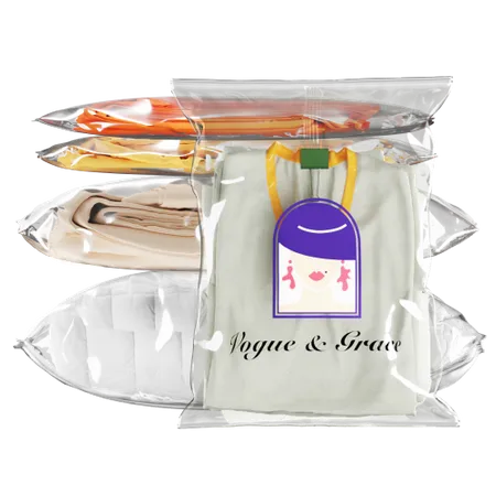 Zipper Plastic Bag - Custom Stickers Now