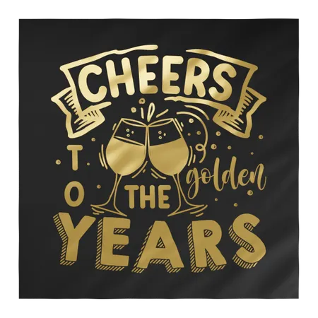 Custom Foil Stamped Beverage Napkin - Custom Stickers Now