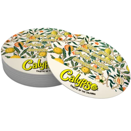 Pulpboard Coasters - Custom Stickers Now