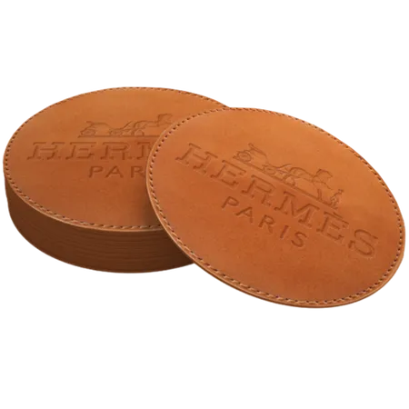 Leather Coasters - Custom Stickers Now