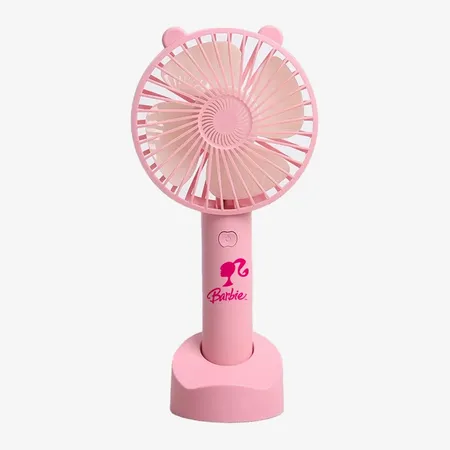 Mini Desk Fan with Cell Phone Holder and Lightup Messages - Custom Stickers Now