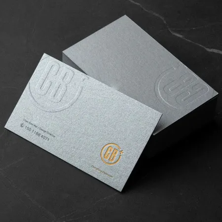 Metallic Business Cards - Custom Stickers Now