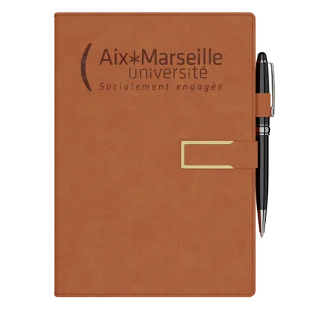 Carnets de notes et journaux en cuir - Custom Stickers Now