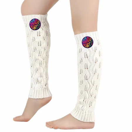 Retro Acrylic Leg Warmer - Custom Stickers Now