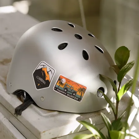 Climbing Helmet Stickers - Custom Stickers Now