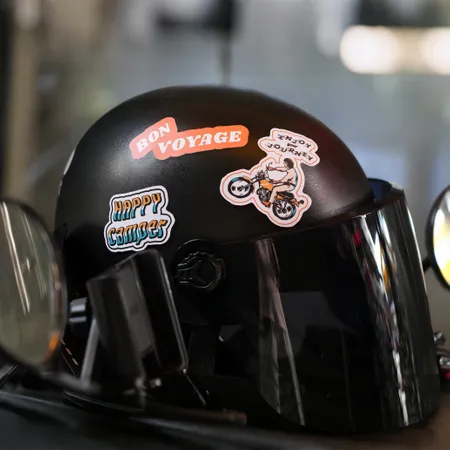 Motorcycle Helmet Stickers - Custom Stickers Now