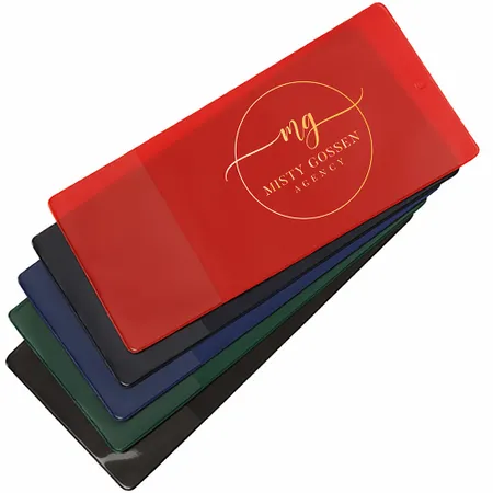 Policy and Document Holder with Business Card Pocket - Custom Stickers Now