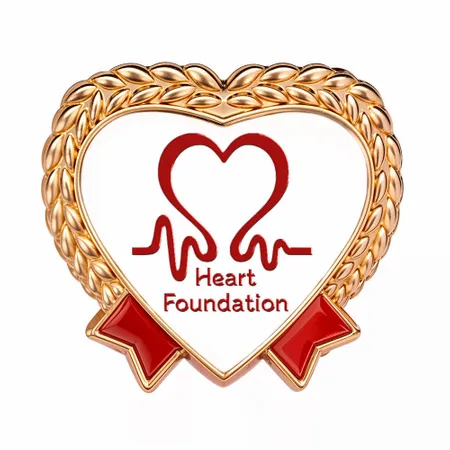 Heart Badge Heart Badge - Custom Stickers Now