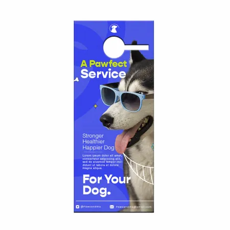 Standard Door Hangers Standard Door Hangers - Custom Stickers Now