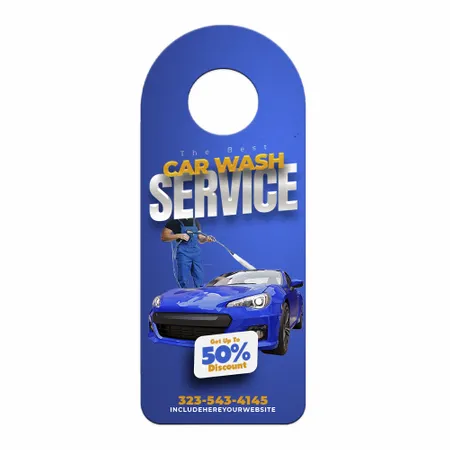 Oval Door Hangers Oval Door Hangers - Custom Stickers Now