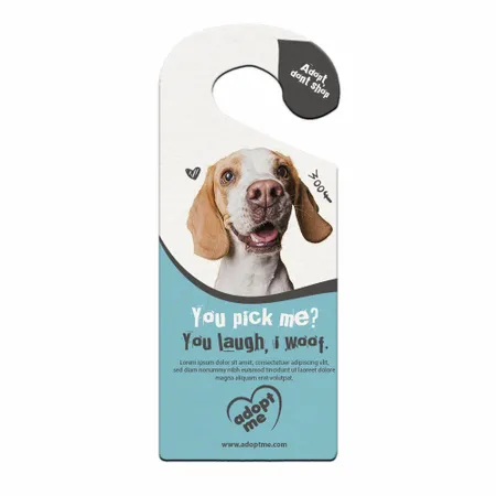 Oval Claw Door Hangers Oval Claw Door Hangers - Custom Stickers Now