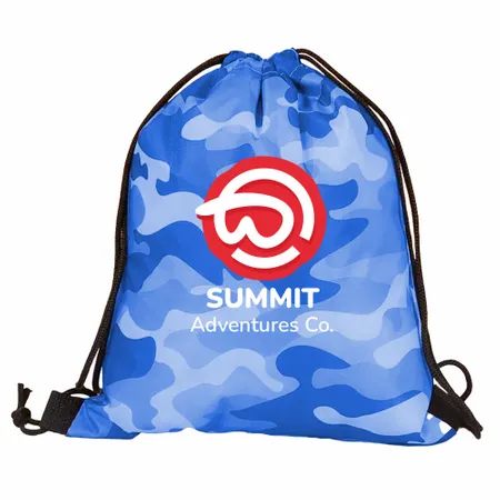 Camouflage Drawstring Bag Camouflage Drawstring Bag - Custom Stickers Now