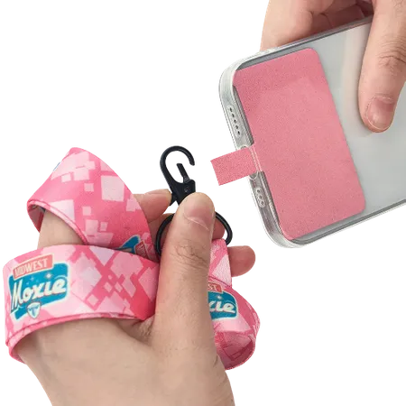 Lanyard & Blank Insert Phone Wallet - Custom Stickers Now