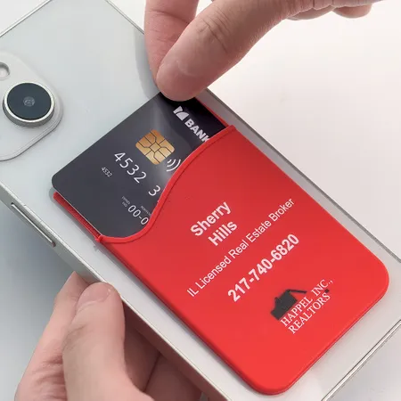 Silicone Phone Wallet Card Holder - Custom Stickers Now
