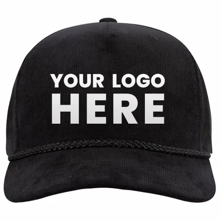 OTTO CAP 31-3 5 Panel Mid Profile Corduroy Baseball Cap - Custom Stickers Now