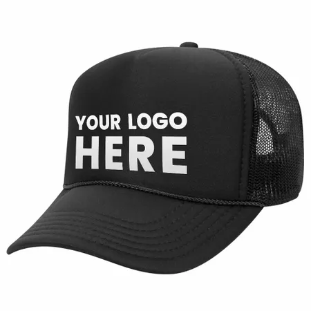 OTTO 32-467 5-Panel, Mid Profile Foam Trucker Hats, Mesh Back - Custom Stickers Now