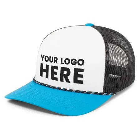 Pacific Headwear 104BR Trucker Snapback Braid Cap - Custom Stickers Now
