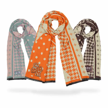 Cozy Cotton Polyester Scarves - Custom Stickers Now