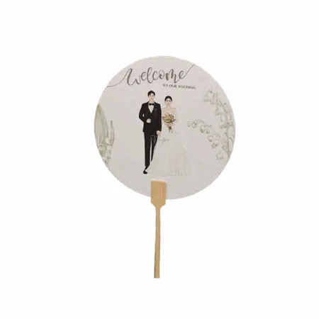 Wedding Hand Fans - Custom Stickers Now