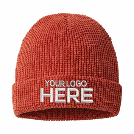Chunky Cable Beanie - Custom Stickers Now