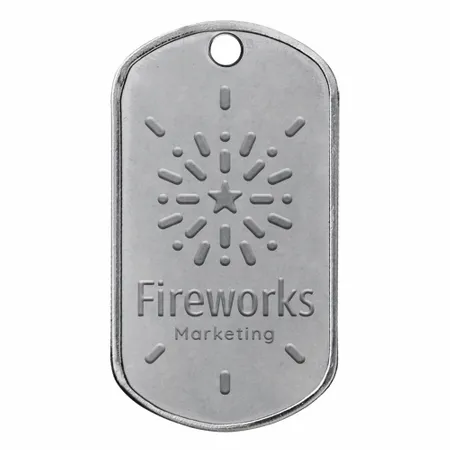 3D Metal Dog Tags - Custom Stickers Now