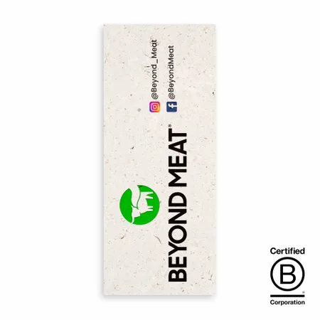 Seed Paper Bookmarks - Custom Stickers Now