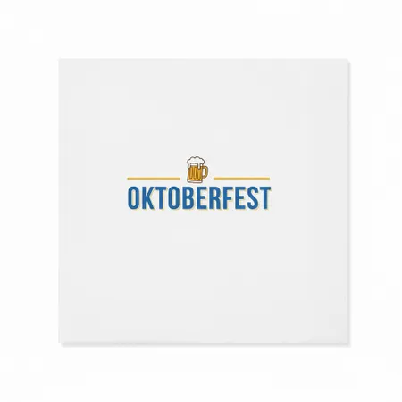 Oktoberfest Napkins - Custom Stickers Now