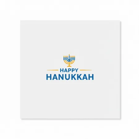 Hanukkah Napkins - Custom Stickers Now