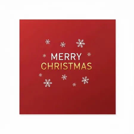 Christmas Napkins - Custom Stickers Now