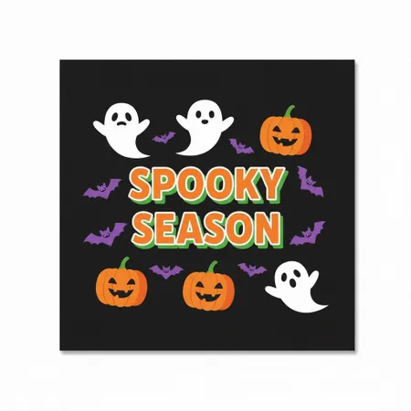 Halloween Napkins - Custom Stickers Now