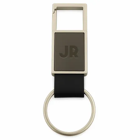 Square Caribiner Metal Keychain - Custom Stickers Now