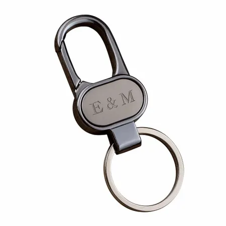 Caribiner Metal Keychain - Custom Stickers Now