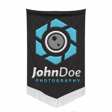 Embroidered Pennant - Custom Stickers Now