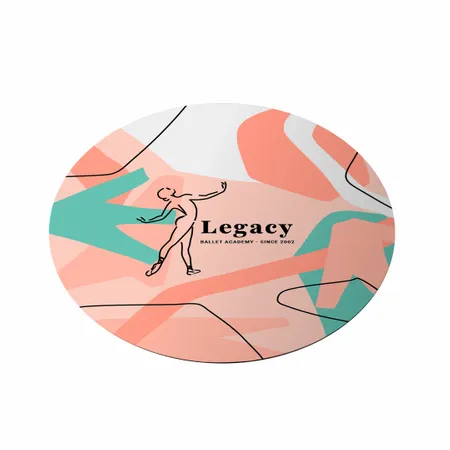 Circular Yoga Mats - Custom Stickers Now