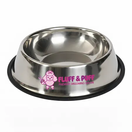 Stainless Steel Bowls - Custom Stickers Now