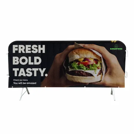 Crowd Barrier Covers - Custom Stickers Now