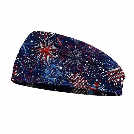 Yoga Exercise Elastic Widened Knotted Headband - Custom Stickers Now