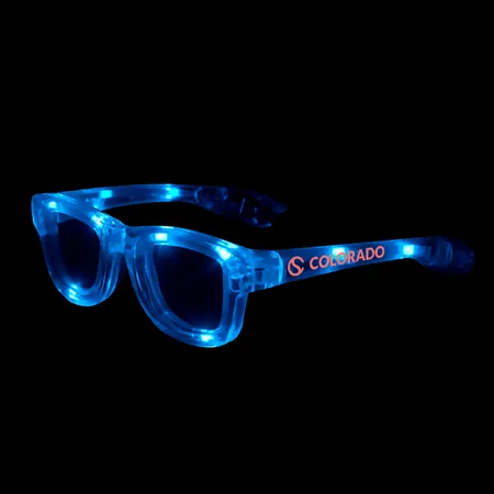 Multicolor Light Up Glasses - Custom Stickers Now