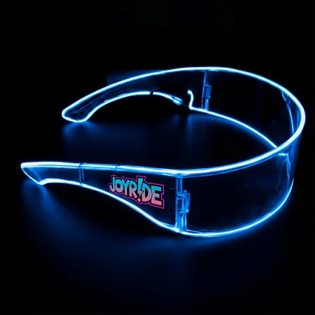 Light Up Cyber Glasses - Custom Stickers Now