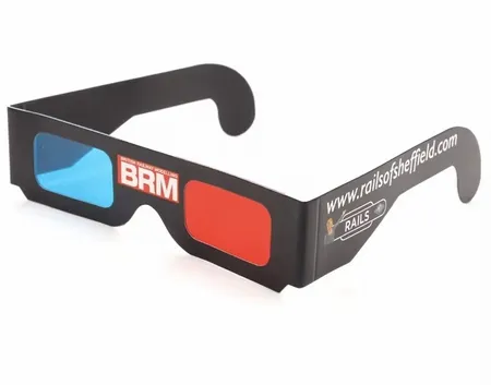 Paper 3D/Anaglyph Glasses - Custom Stickers Now