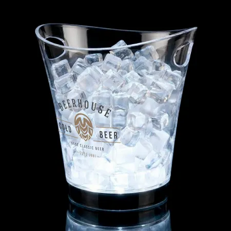 Classic Light-Up Drink Buckets - Custom Stickers Now