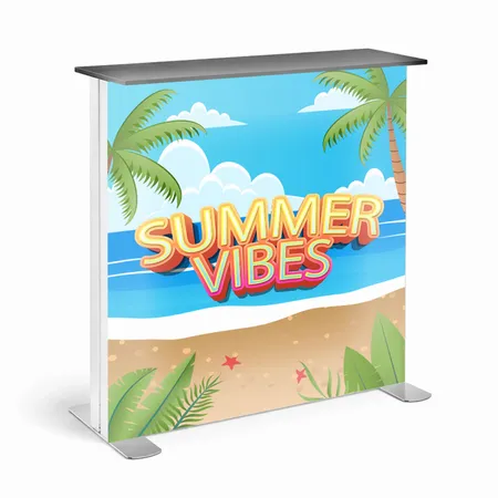 SEG Folding Backlit Counter - Custom Stickers Now