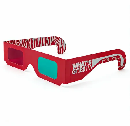 Blu Ray 3D Glasses - Custom Stickers Now