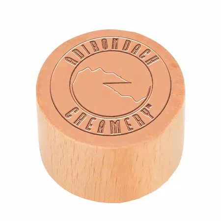 Round Wood Rubber Stamps - Custom Stickers Now