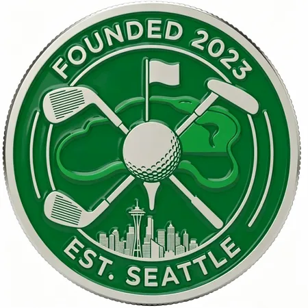 Soft Enamel Golf Ball Markers - Custom Stickers Now