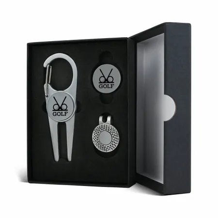 Deluxe Golf Divot Tool Set with Ball Markers - Custom Stickers Now